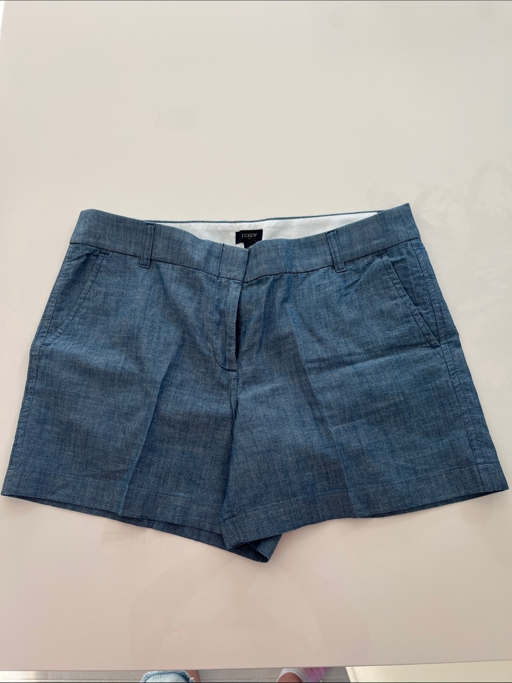 J. Crew Chambray Blue Women's Tailored Shorts